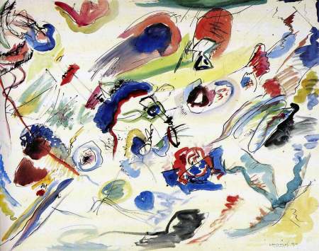 Primo Acquarello Astratto, 1910 - Wassily Kandinsky